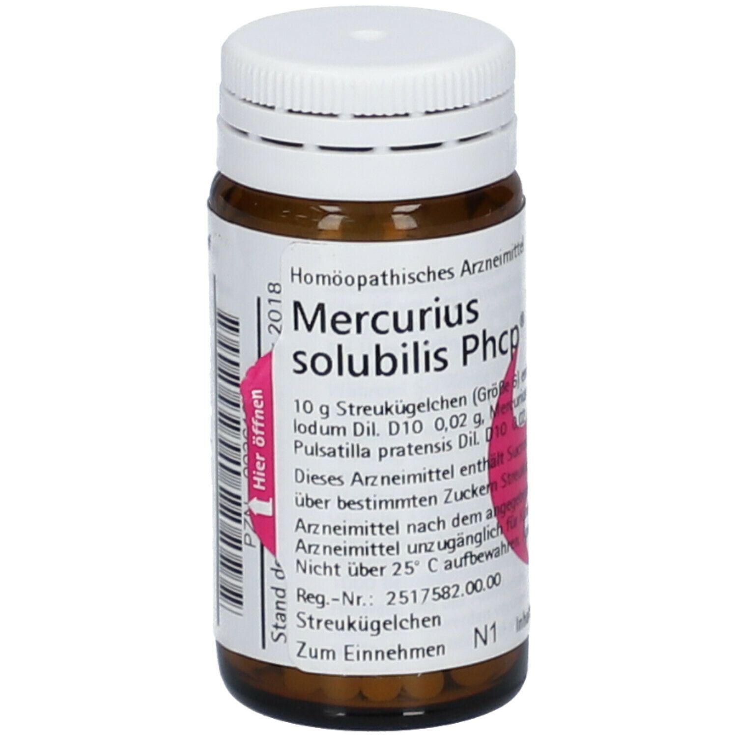 Mercurius Solubilis Phcp Globuli 20 g
