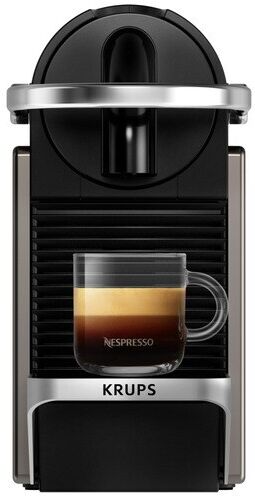 Krups Cafetera de cápsulas automática Pixie Redesign Nespresso. Gris