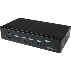 ST SV431DPU3A2 - 4 Port DisplayPort KVM - USB 3.0 - 4K