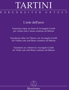 Bärenreiter Tartini L'arte dell'arco