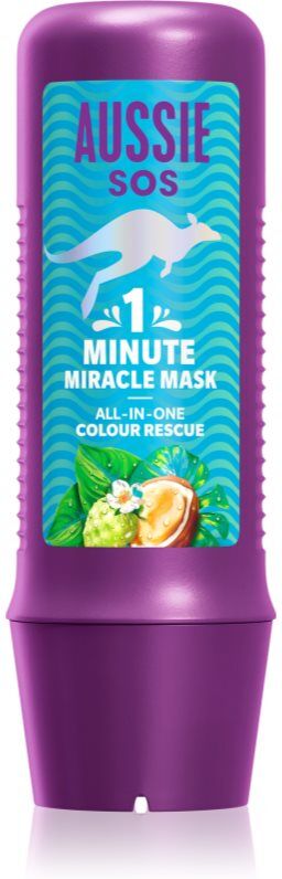 Aussie 1 Minute Miracle Color Rescue masque traitant pour cheveux colorés 250 ml
