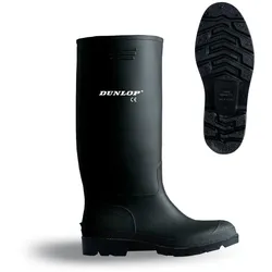 DUNLOP - Pvc Waterproof Boot Größe 45 Tall Schwarz Obermaterial Dunlop