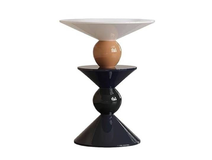YCCHAH Sofatisch Home Nordic Runde Kreative Sofa Seite Tisch Einfache Balkon Freizeit Kleine Kaffee Wohnzimmer-Beistelltisch