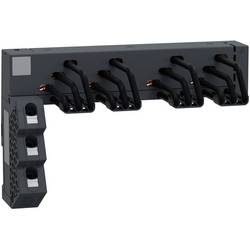 Schneider Electric GV2G4LA Drehstrom-Sammelschienensystem, 63A, 4 Abgangsstellen, Einspeisung Links, 45mm Abstand Drehstrom-Sammelschienensystem Schwarz 1 St.
