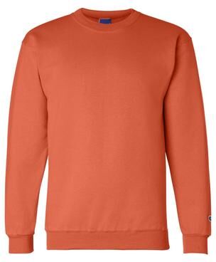 Champion S600 Powerblend Crewneck Sweatshirt in Orange size 2XL S6000