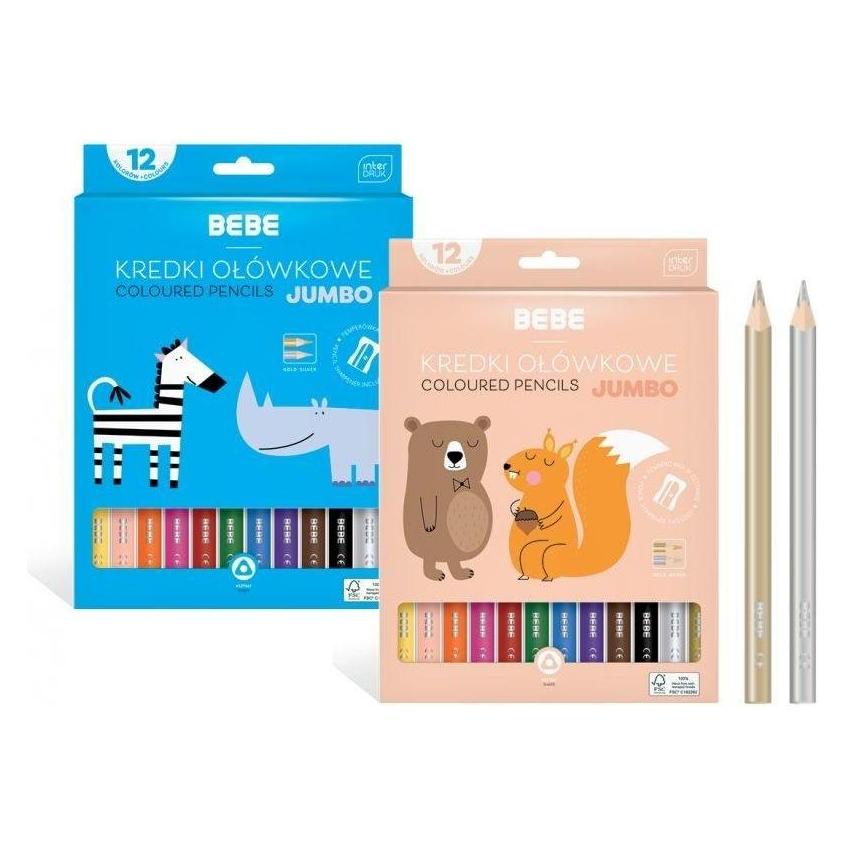 Teka Jumbo BB Kids Bleistiftstifte, 12 Farben (12x) (47997545)