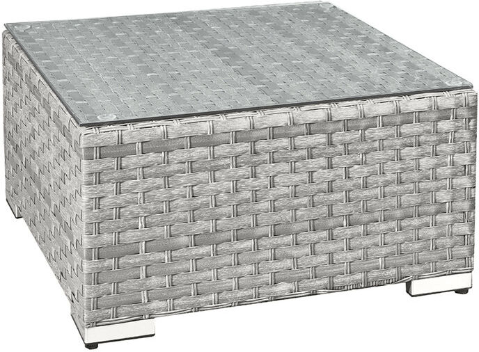 17 Stories Square 65cm L Outdoor Coffee Table Grey