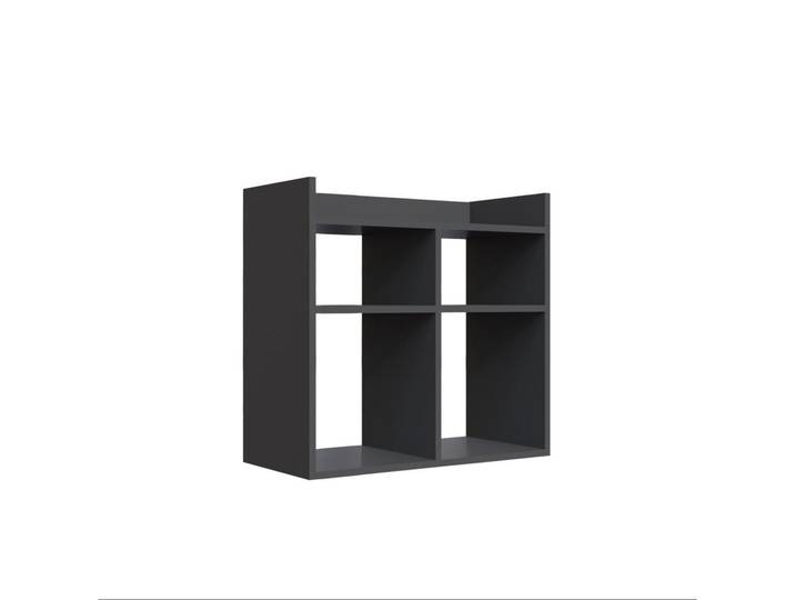 Livetastic Schuhregal, Anthrazit, Holzwerkstoff, 75.6x72x35.6 cm, Garderobe, Schuhaufbewahrung, Schuhregale