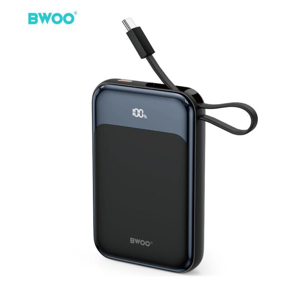 Bwoo Ultra Slim Power Bank 5000mAh with magnetic charging P79 Grey (5000 mAh, 20 W) (65530854)