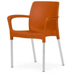 20er-Pack ALEXA CLOSED Stühle - Ziegelorange