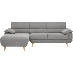 Ecksofa, dunkelgrau, "Sandra"