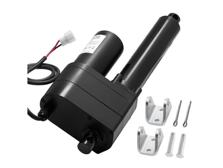 VEVOR Actionneur Linéaire 12 V\, Actionneur à Mouvement Linéaire Ultra-résistant Course 150 mm\, IP65\, 9000 N\, 5 mm/s\, avec Support Montage\, pour Machines Industrielles\, Navires\, Systèmes Levage Lourds