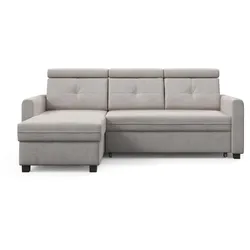 ECKSCHLAFSOFA Milano, Beige, links