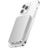 Wireless Magnetic POWERBANK QI2 - 5000mah silber/weiß