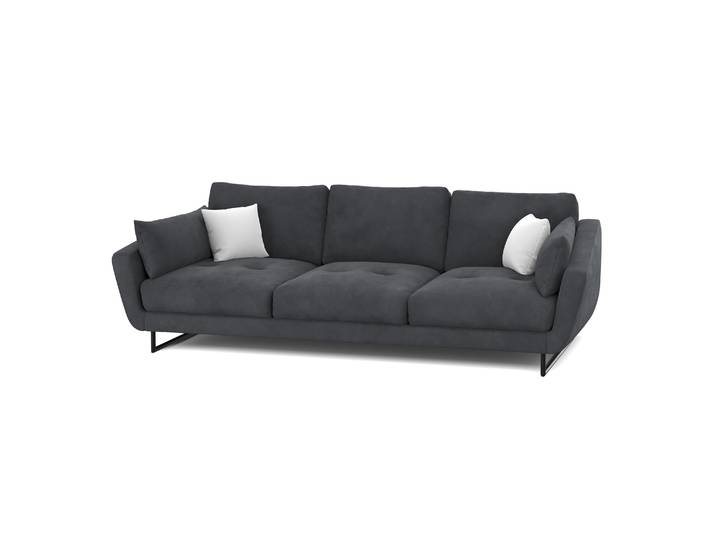 Sofa Samt DIYA anthrazit