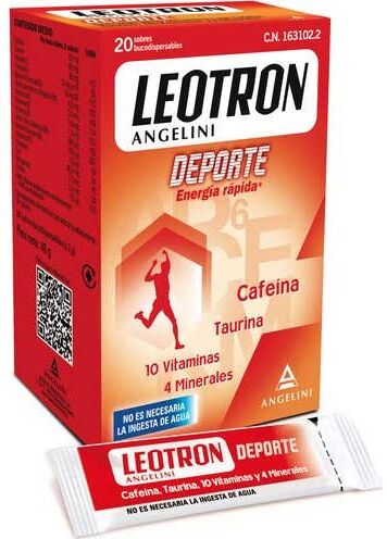 LEOTRON Deporte bucodispersables 20 sobres