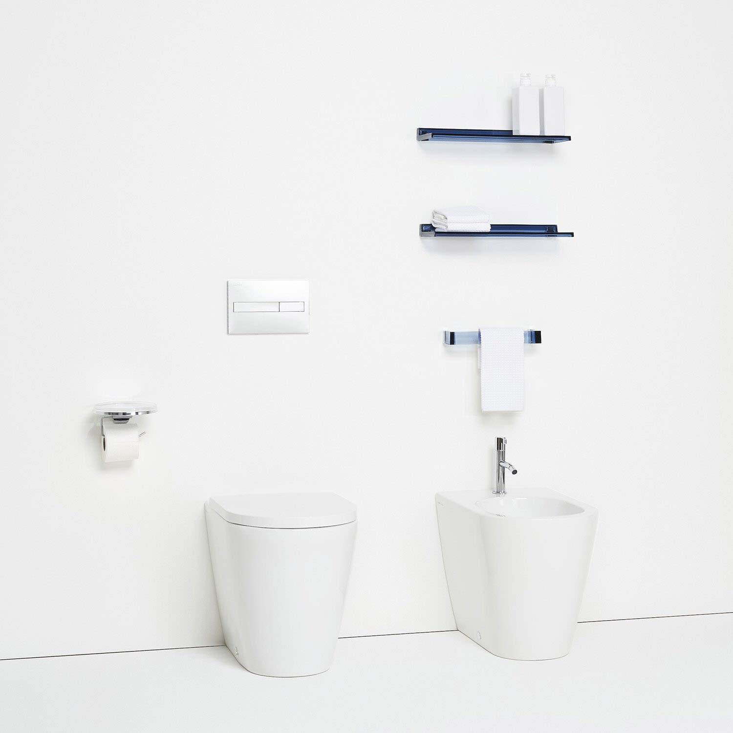 LAUFEN Kartell Ablage, wandmontiert, Accessoires, H3853300830001, blau - blau