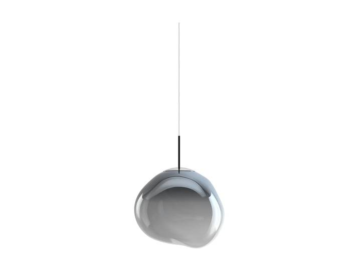 Tom Dixon Melt Pendelleuchte LED Nickel, medium 50x50 cm