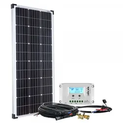 Offgridtec® BasicPremium-L100W Solaranlage 12V/24V Komplettsystem - 0% MwST. (Angebot gemäß §12 USt Gesetz.)