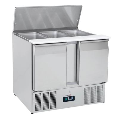 Saladette für Vorbereitung 2 Türen 1045 CSAP2P1045 Casselin