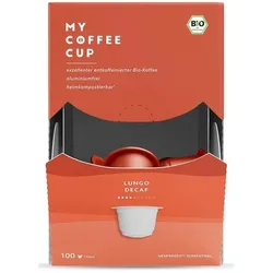 MY COFFEE CUP Kaffeekapseln LUNGO DECAF 100 Stück