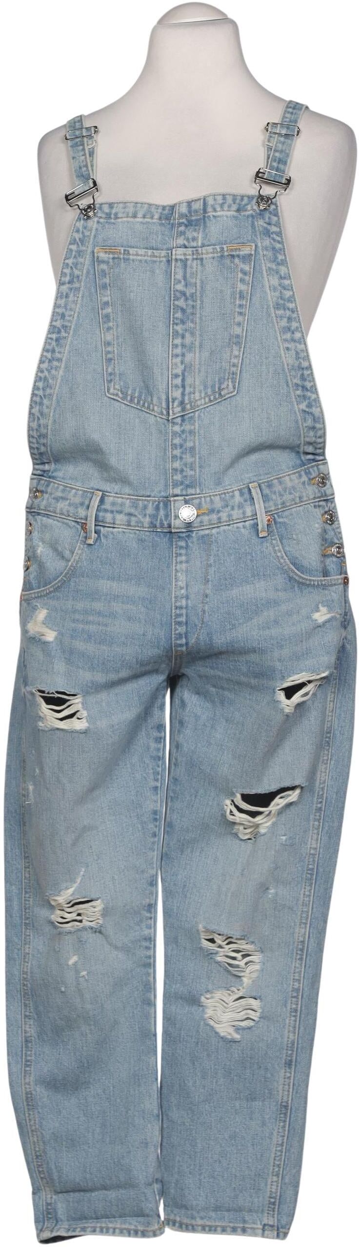True Religion Damen Overall oder Jumpsuit, Hellblau, Gr. M, Baumwolle - Second Hand