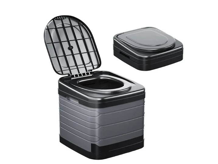 Toilettes pliantes portables pour voiture, grande salle de bains, toilettes extérieures, toilettes de Camping d'urgence à conduite autonome, pour bébés adultes et personnes âgées
