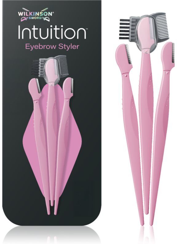 Wilkinson Sword Intuition Eyebrow Styler women’s shaver for eyebrows 3 pc