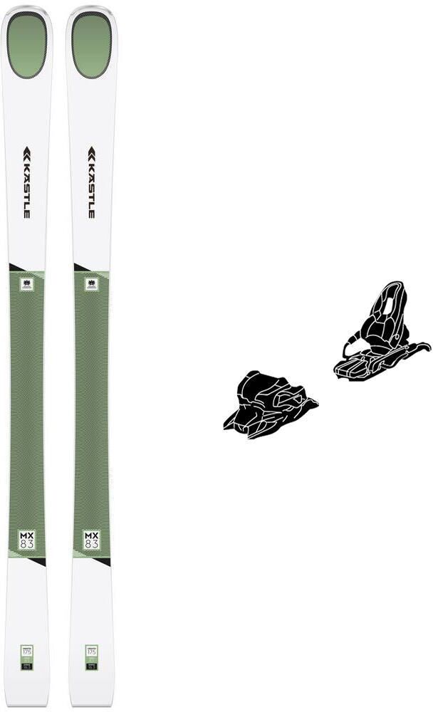 Kastle  - Pack Ski Mx83 - 168 + 11.0 Tp 90mm Black Anthracite - Ski