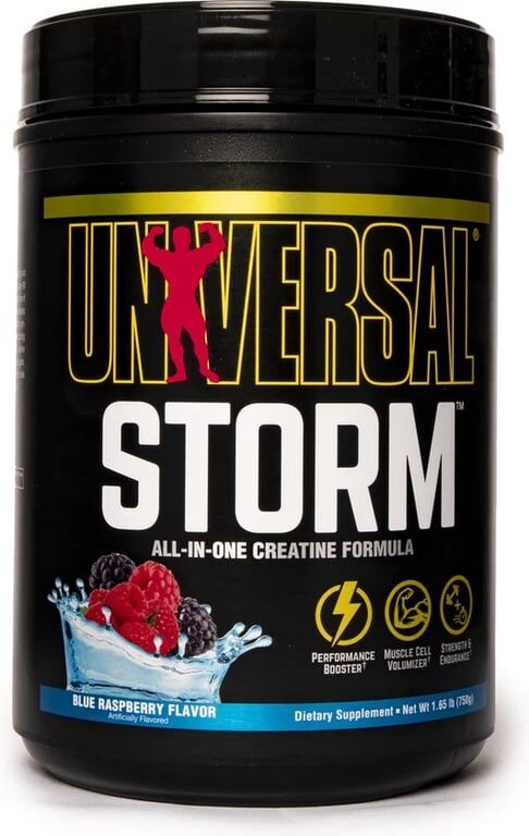 Universal Nutrition Storm 750g Frambuesa