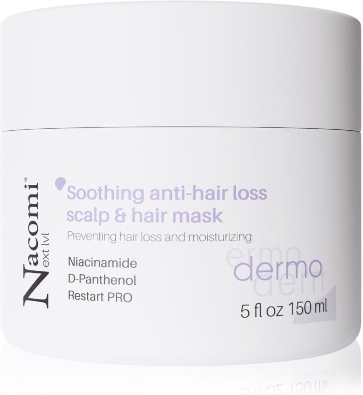 Nacomi Next Level Dermo masque apaisant cheveux et cuir chevelu 150 ml