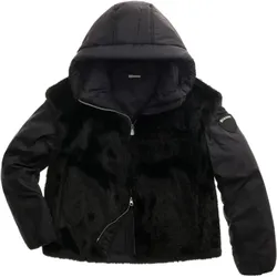 Blauer USA Damen Weste aus Eco Fell Juniper Black - M - M