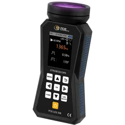 PCE Instruments PCE-LES 308UV-365 LED-Stroboskop Anzahl LEDs (Details):8 St. S (LED), Scheinwerfer, Schwarz