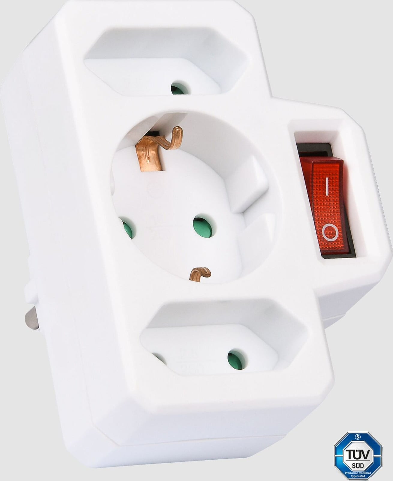HEITECH Stopcontactadapter drievoudige stekkerdoos verdeeldoos