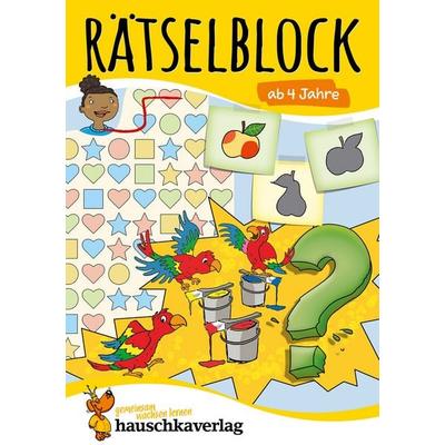 Rätselblock ab 4 Jahre - Band 1, Taschenbuch von Agnes Spiecker, Hauschka Verlag, 978-3-88100-642-2