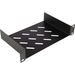 EQUIP EZFS10115B - 10" Fachboden, 1 HE, 150 mm, schwarz