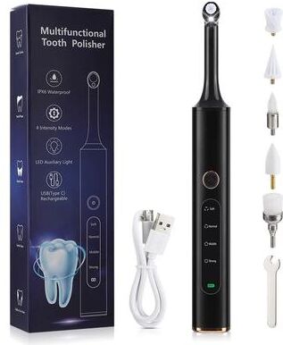 Uplifted Finds Electric Dental Teeth Polisher Ultrasonic Oral Cleaner With Tartar And Stain Remover Kit Electric Dental Teeth Polisher Ultrasonic Oral Cleaner With Tartar And Stain Remover Kit