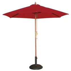 Gastronoble Bolero runder Sonnenschirm - Ø 3m - rot