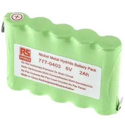 RS PRO NiMH AA x 5 2000mAh 6V Pack (5 Stk., AA, 2000 mAh), Batterien + Akkus