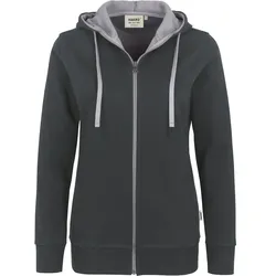 Damen-Kapuzen-Jacke Bonded 255 - XS - anthrazit