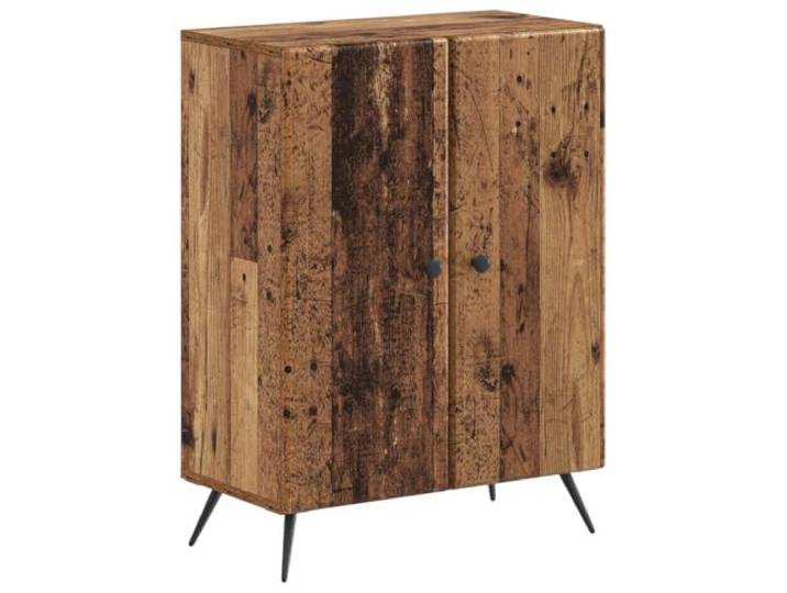 PUGYNBK 3-teiliges Badezimmerschrank-Set aus Holz Schlankes Design, feuchtigkeitsbeständig, wendbare Türen, offenes Regal