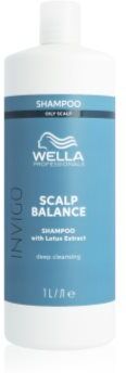 Wella Invigo Scalp Balance champô de limpeza profunda para couro cabeludo oleoso 1000 ml. Invigo Scalp Balance