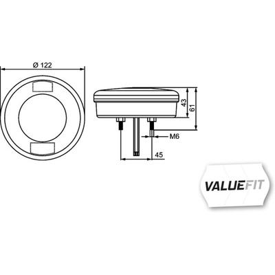 HELLA Heckleuchte *** VALUEFIT 2SD 357 027-001 LED rechts