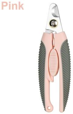 Happy Pet Pantry Safe Cut Pro Stainless Steel Pet Nail Clippers For Dogs, Cats & Small Animals pink