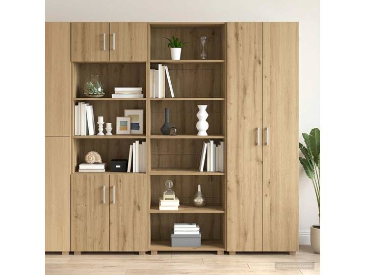 vidaXL Sideboard Artisan-Eiche 70 x 41 x 185 cm Holzwerkstoff