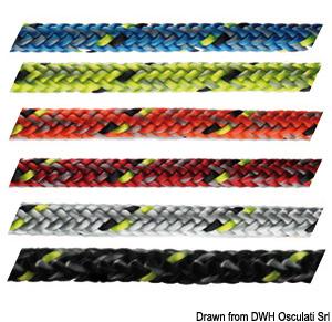 Marlow Excel Racing Geflecht, blau 6 mm Osculati 06.429.06BL