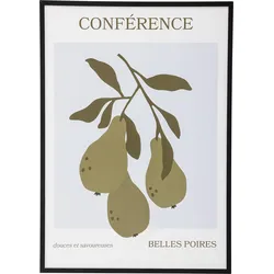 Poire Bild im Rahmen 52 x 72 cm