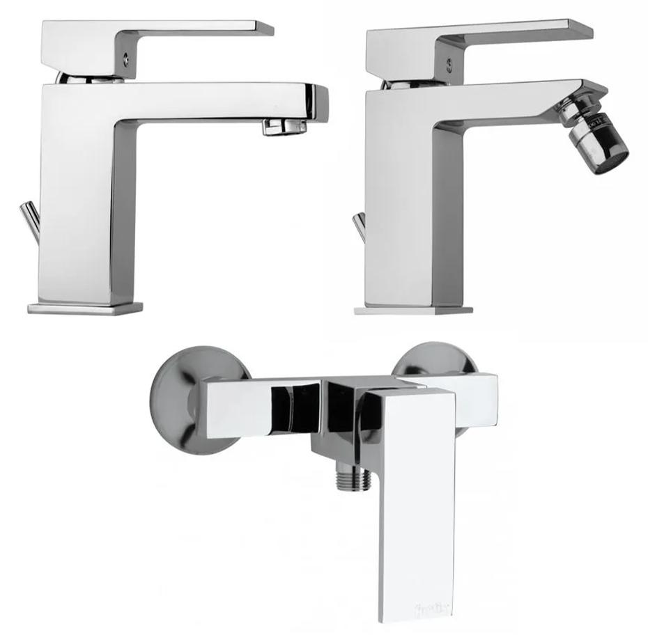 Armatur für Bidet, Waschbecken und Dusche in Chrom-Optik | Infinity
