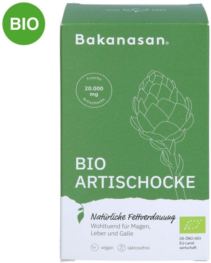 Bakanasan Bio Artischocke Kapseln