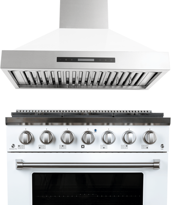 Proline Range Hoods "Proline 36"" Dual Fuel Range + Hood Bundle   Save 10%"